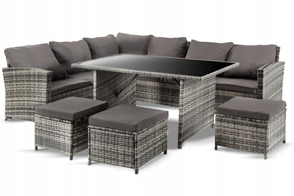 Dārza mēbeļu komplekts Corciano Carlos 5 gab.