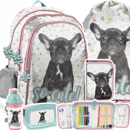 Skolas mugursoma Pase ar aksesuāriem