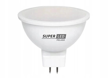 4VNT LED spuldzes komplekts MR16 12V 6W 480lm silta gaisma