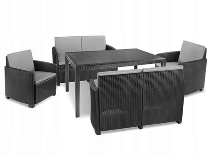 Sodo baldų komplektas KING EUROHIT Garden 8